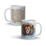 kubek znak zodiaku lew