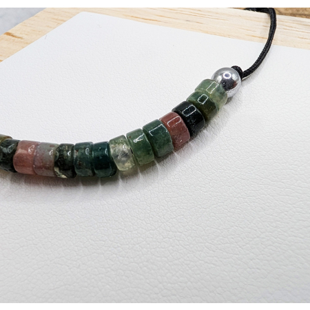 bransoletka męska agat indyjski