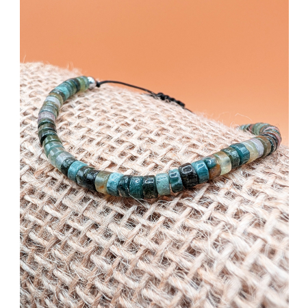 bransoletka męska agat indyjski