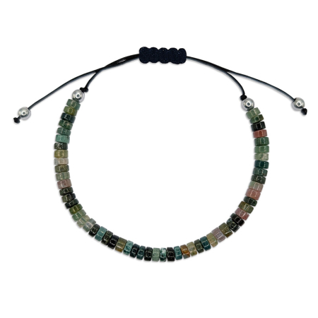 bransoletka męska agat indyjski