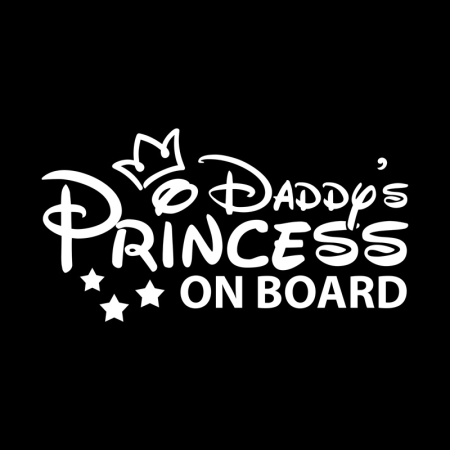 Naklejka Daddy's Princess on board