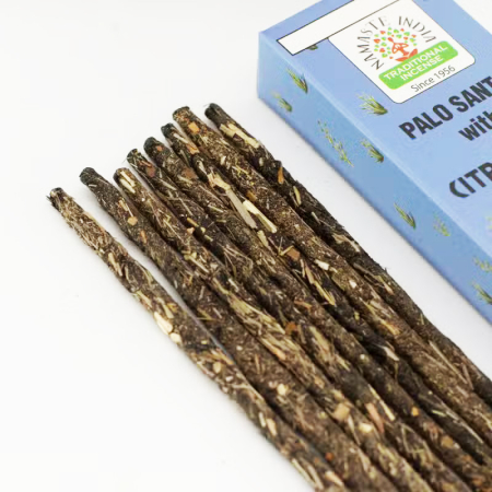 kadzidełka ręcznie zwijane palo santo citronella
