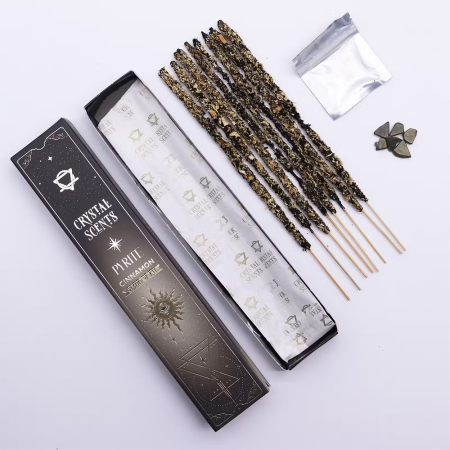 kadzidełka ręcznie zwijane piryt i cynamon